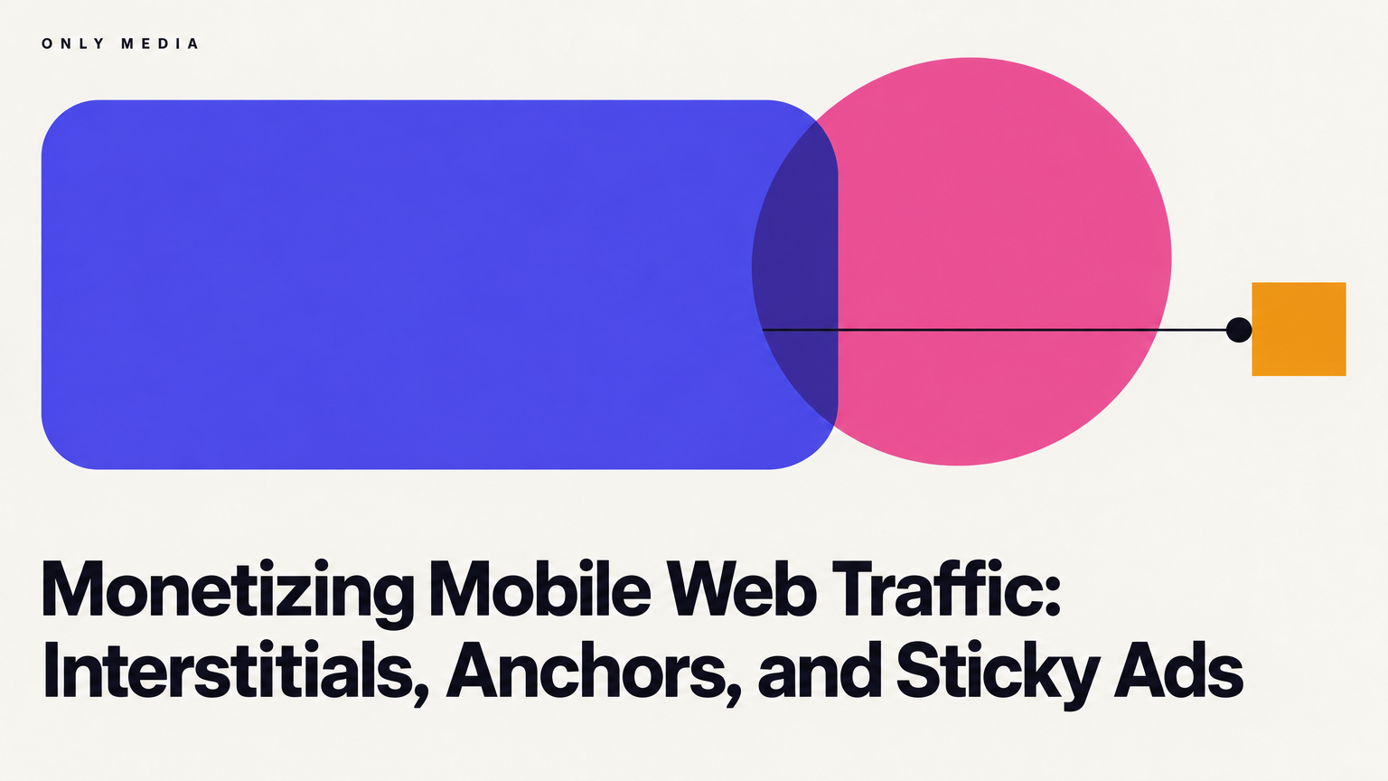 Monetizing Mobile Web Traffic: Interstitials, Anchors, and Sticky Ads
